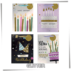 (HGT21)<br>[Glitter] Birthday Glitter Design #21