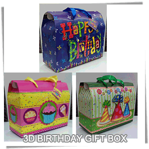 (LHBOX01) 3-Design Birthday GiftBox Large Size