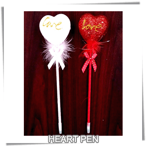 (SSPEN-L01)<br>Love Heart Glitter Pen#01