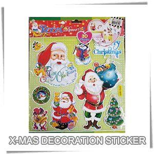 (STK-XM01)[Decoration Sticker] X-Mas Design