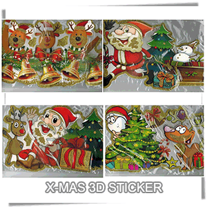 (STK-XMAS02)[Decoration Sticker] X-Mas Design